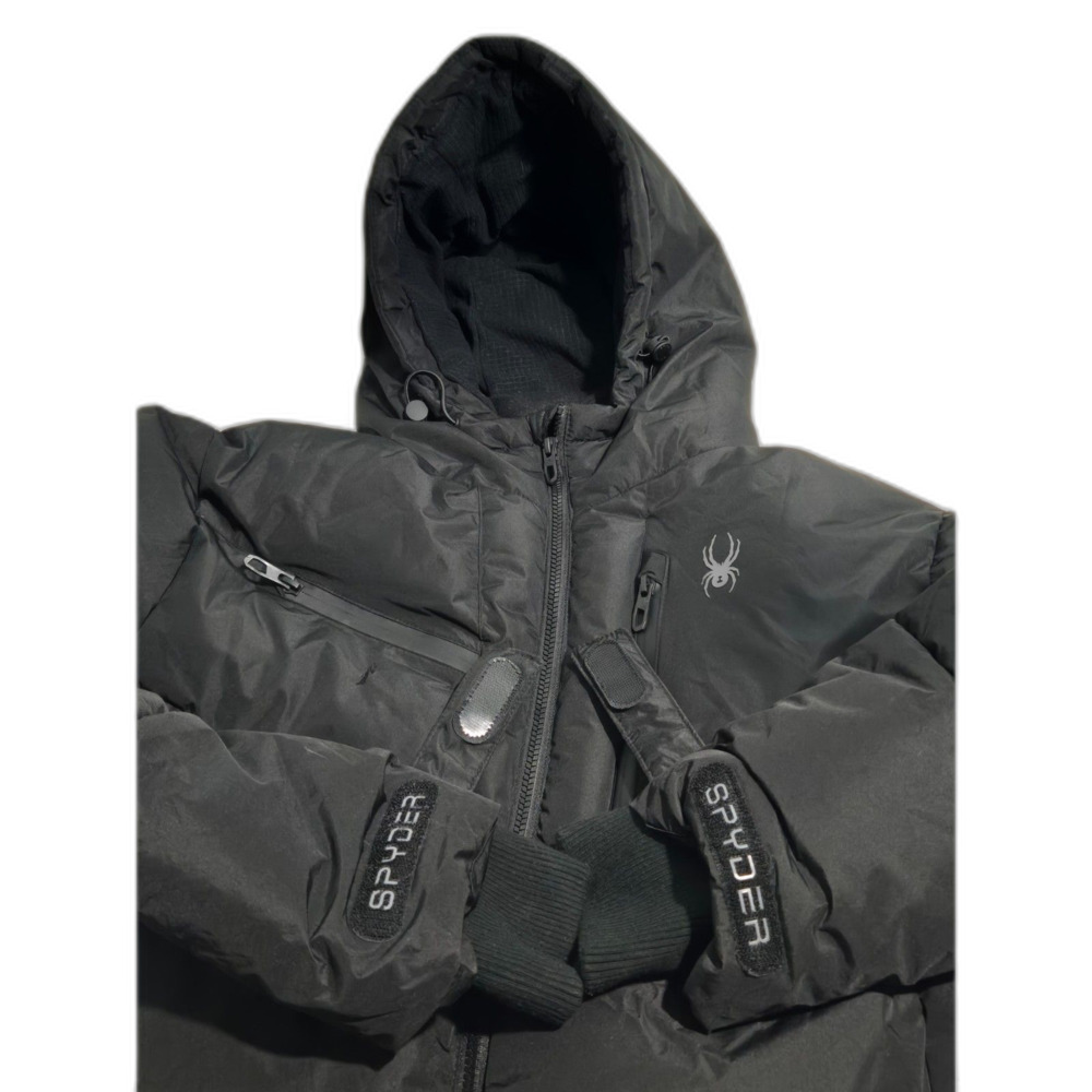Spyder HydroWeb Thermoweb Puffer Jacket | Men's Size Large | Black Insulated